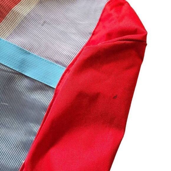 Mickey Mouse Striped Mesh Tote Disney Store Large Beach - Picture 3 of 8